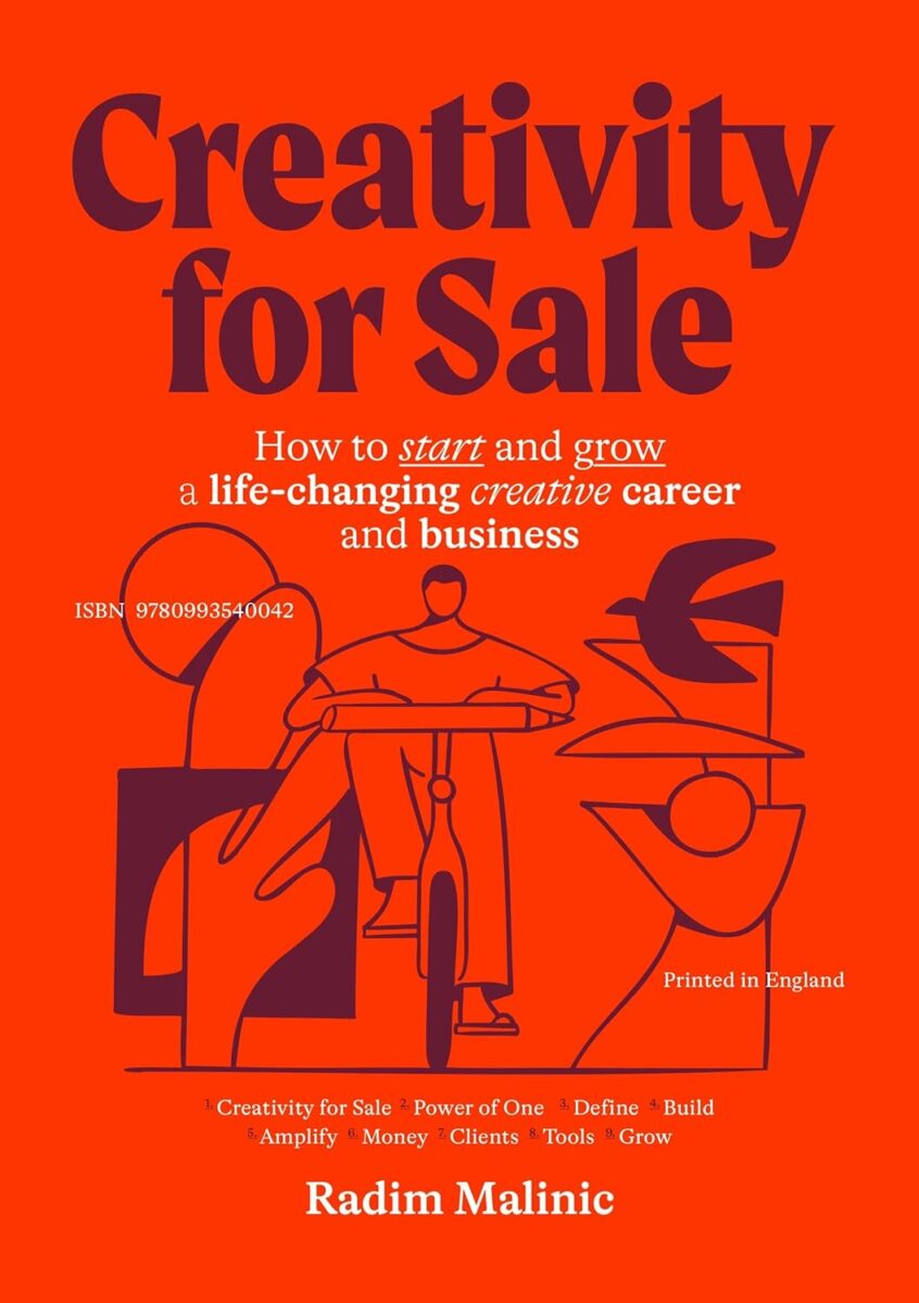 Book cover of Creativity for Sale by Radim Malinic